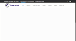 Desktop Screenshot of ghanigroup.com.pk